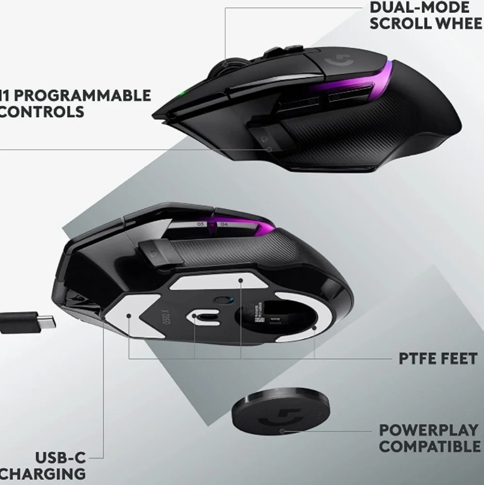 Logitech G502 X Plus Lightspeed Wireless Gaming Mouse